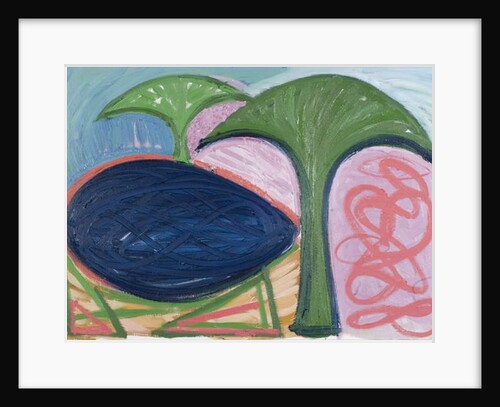 Loch and trees, 2007 by Janet McKenzie