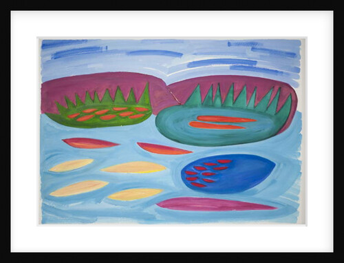 Mountains and Pools, 2015 by Janet McKenzie