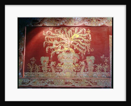 Reproduction of the fresco from the Palace of Tepantitla by Teotihuacan Teotihuacan