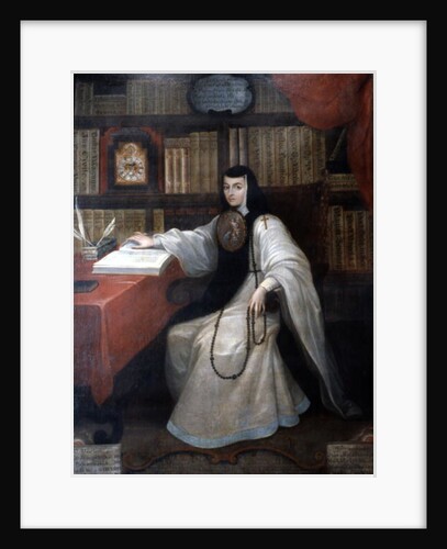 Portrait of Sor Juana Ines de la Cruz, 1750 by Miguel Cabrera