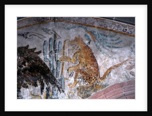 Detail of a mural by Mexican School