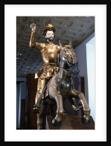 Equestrian statue of St. James by School Mexican