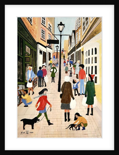 Christmas Steps, Bristol, 1989 by Judy Joel