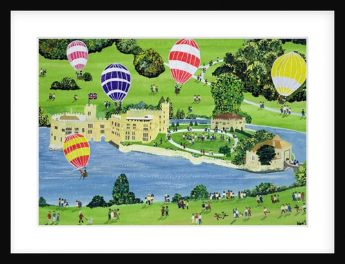 Ballooning at Leeds Castle by Judy Joel