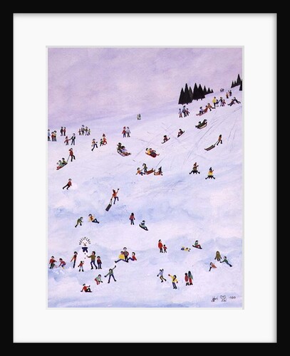 Toboggan Or Not To Toboggan, 1990 by Judy Joel