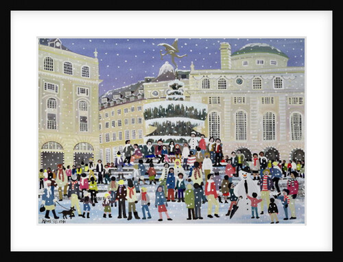 Piccadilly Snow Scene by Judy Joel