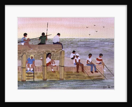 Twilight Fishing, 1988 by Judy Joel