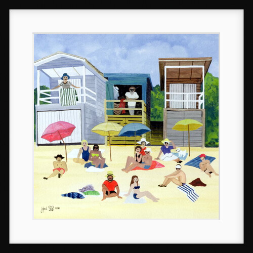 Beach Huts, 1991 by Judy Joel