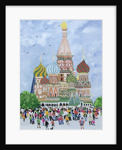 St. Basil's Cathedral, Red Square, 1995 by Judy Joel