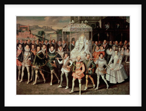 Procession portrait of Elizabeth I of England, c. 1601 by Robert Peake