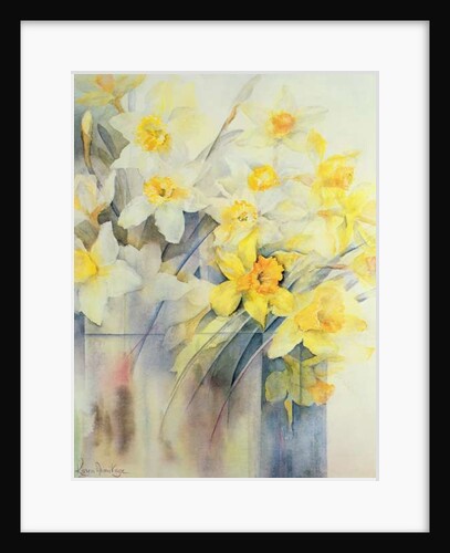 Mixed Daffodils in a Tank by Karen Armitage