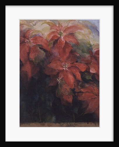 Red Poinsettias by Karen Armitage
