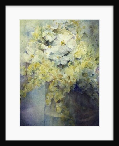 Anemone Japonica - White Queen and Molu by Karen Armitage