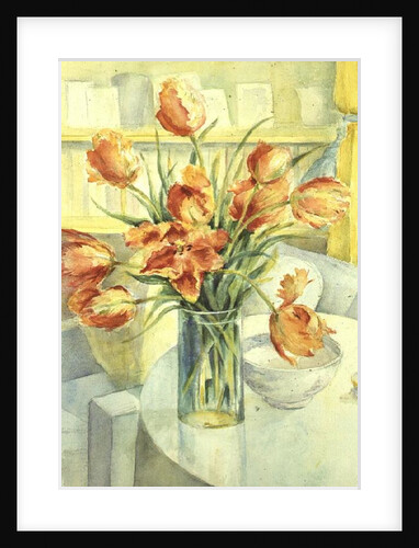 Artist's Tulips in the Drawing Room by Karen Armitage