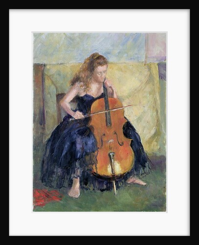 The Cello Player, 1995 by Karen Armitage