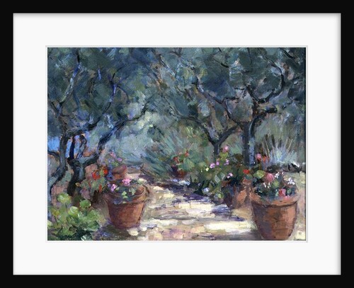 Garden in Porto Ercole, Italy, 1996 by Karen Armitage