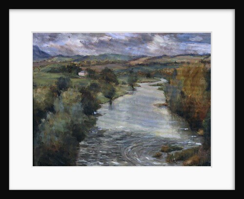 The River Tweed, Roxburghshire, 1995 by Karen Armitage