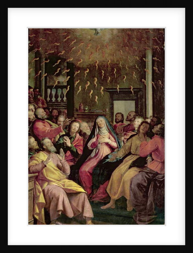 The Pentecost, c.1598 by Santi di Tito