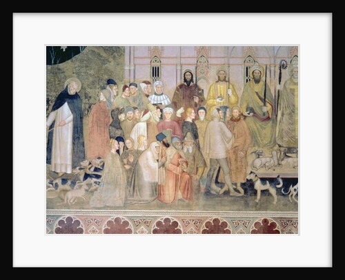 The Church Militant and Triumphant, detail by Andrea di Bonaiuto