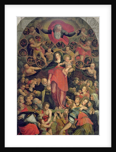 Madonna of the Rosary, c.1569 by Jacopo Zucchi