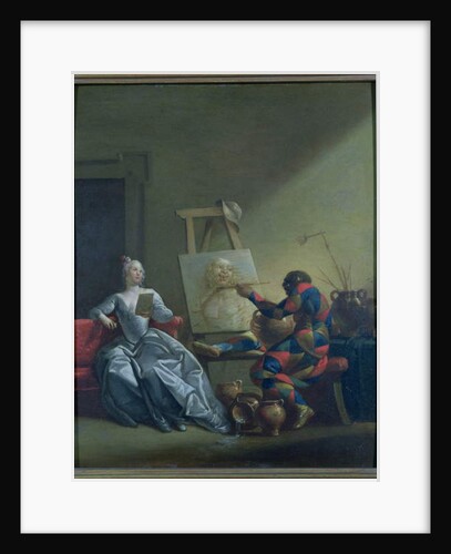 The Harlequin Painter, c.1742 by Giovanni Domenico Ferretti