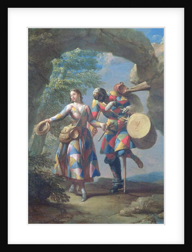 A Harlequin Returning from War, c.1742 by Giovanni Domenico Ferretti