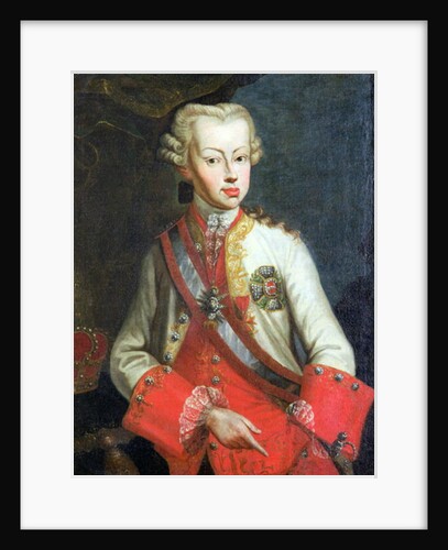 Portrait of Pietro Leopoldo di Lorena, c.1750 by Italian School