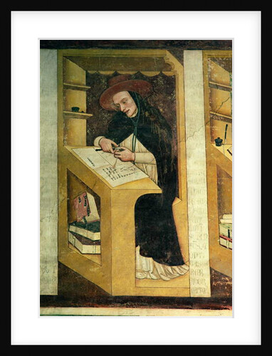 Dominican Monk at his Desk by Tommaso da Modena
