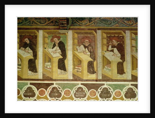 Four Dominican Monks at their Desks by Tommaso da Modena
