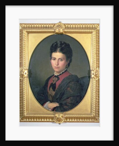 Portrait of Emilia Sampieri, 1870 by Alessandro Franchi