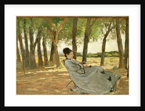 Portrait of Signora Martelli by Giovanni Fattori