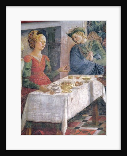 The Feast of Herod; detail depicting Herodius by Fra Filippo Lippi