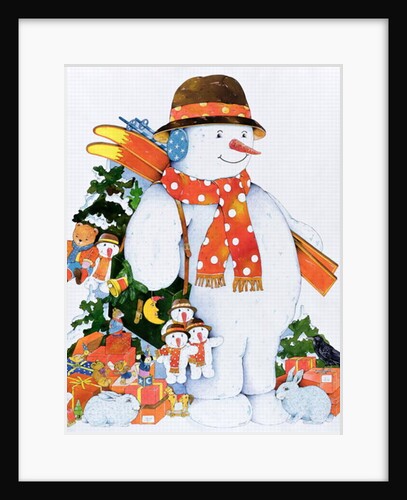 Snowman with Skis, 1998 by Christian Kaempf