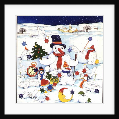 Snowman and Friends by Christian Kaempf