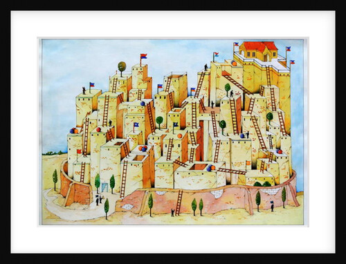 Town and Ladders by Christian Kaempf