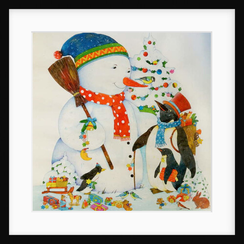 Snowman and Penguin by Christian Kaempf