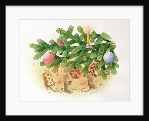 Christmas Tree and Mice, 1999 by Kestutis Kasparavicius