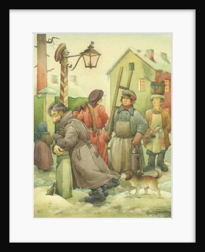 Russian Scene O1, 1994 by Kestutis Kasparavicius