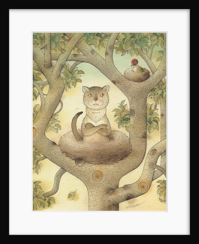 Flying Cat, 1005 by Kestutis Kasparavicius