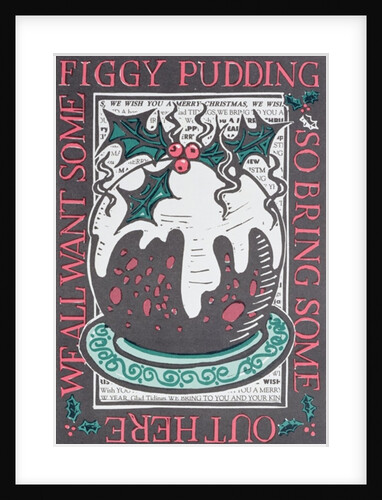 Figgy Pudding, 1998 by Karen Carter