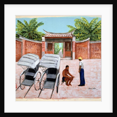 Taking a Rest, 1990 by Komi Chen