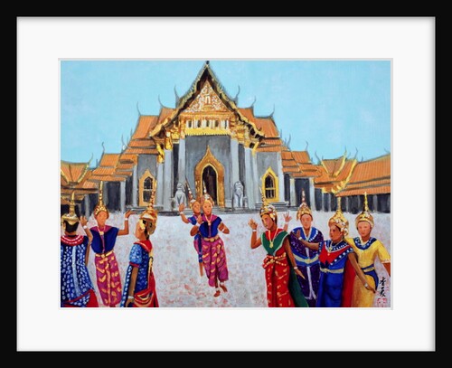 Traditional Thai Dance, 1990 by Komi Chen