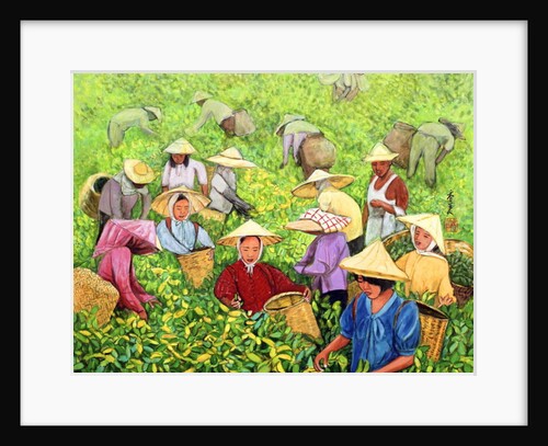 Tea Picking Girl, 1994 by Komi Chen