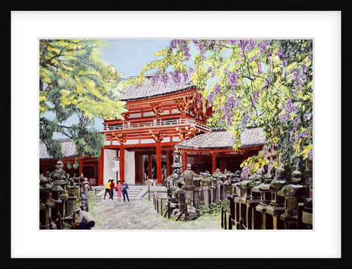 When Wisterias Blossom, 1989 by Komi Chen
