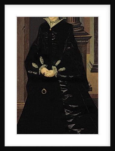 Portrait of a Lady in Black, probably Lady Margaret Arundell, c.1553 by Guillaume Scrots