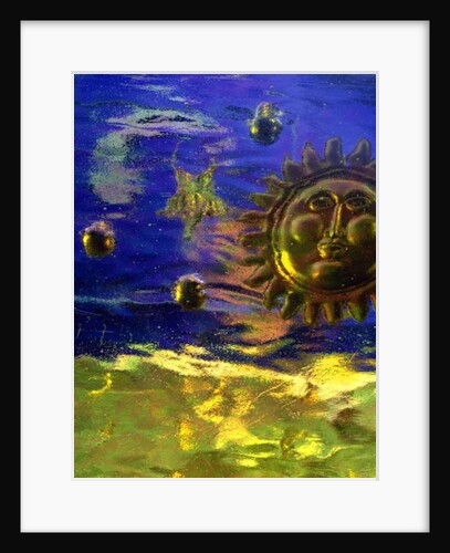 Blue and Gold Sun by Katherine Fawssett