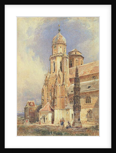 Abbey Church of Klosterneuburg, 1844 by Rudolph von Alt