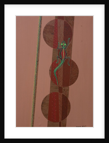 Aboriginal Lizard, 2007 by Kaaria Mucherera