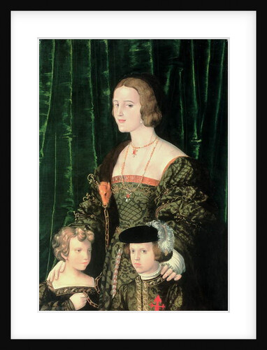 Joanna the Mad of Castille, the Young Charles V and his sister by Nicolaus Alexander Mair von Landshut