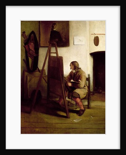 An artist in his studio by Carel Fabritius